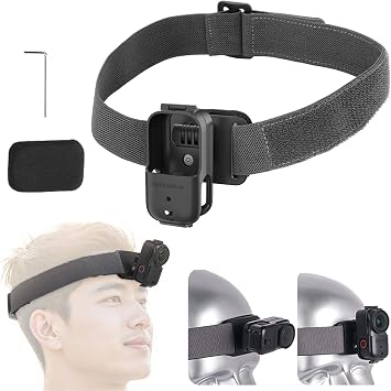 Taoricup DJI Osmo Nano Strap Headband for DJI Osmo Nano Accessories Horizontal and Vertical Shots Adjustable Elastic Fixed