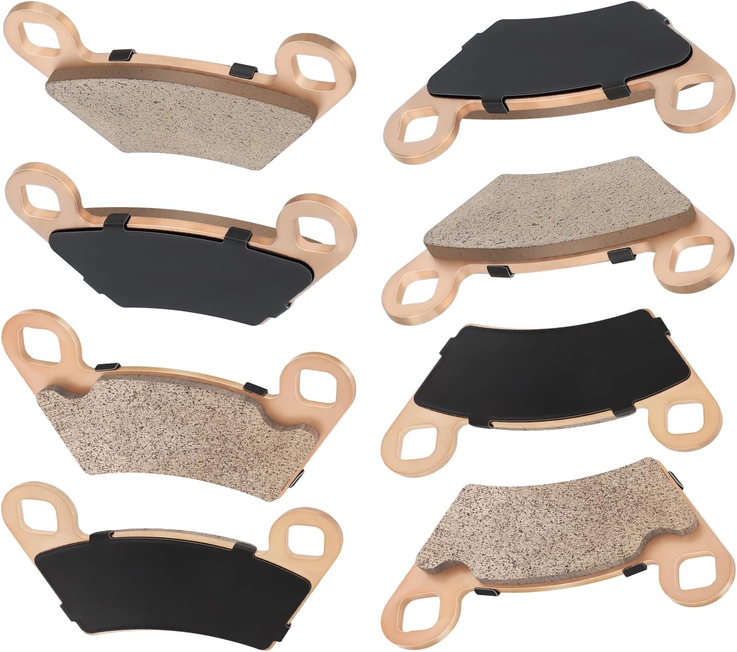 Front & Rear Sintered Brake Pads Compatible With Polaris Sportsman 570-X2 2015-2021 570-Utility 2018-2019 ACE 500 570 2017-2019