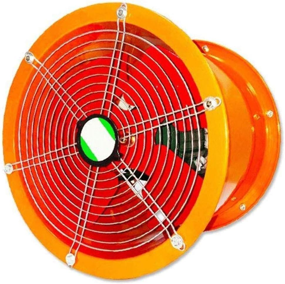 8" Inline Fan Toilet Bathroom, Metal Fan, Great Exhaust Fan for Grow Tent Exhaust and Intake