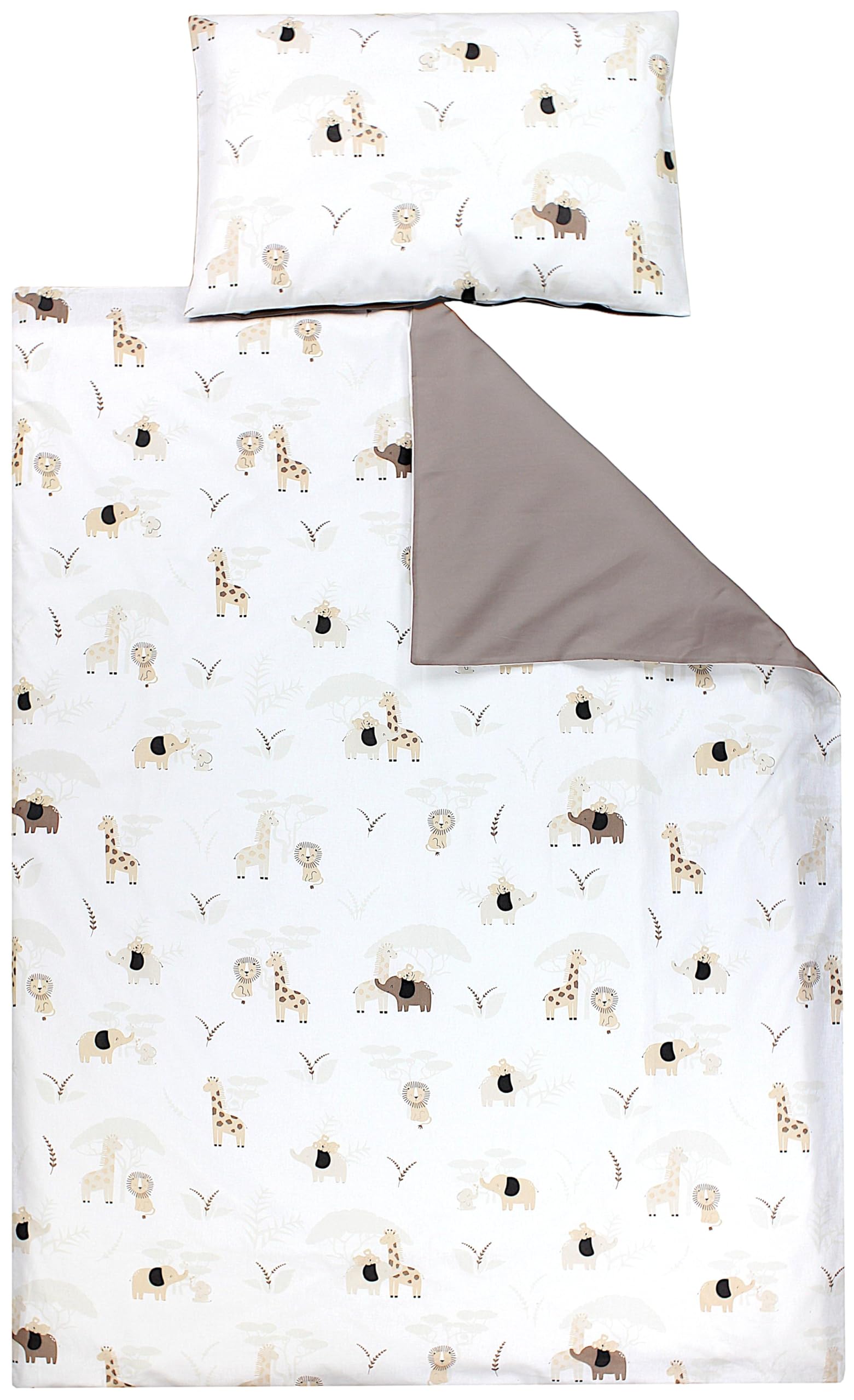TupTam Juego de Ropa de Cama para Niños, de 2 Piezas., Zorros en el avión/Verde, 120x90 cm — view 37
