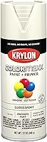 Vista 75 de Krylon K05562007 COLORmaxx Acabado transparente acrílico para uso en interiores y exteriores, color cristal satinado, 11 onzas (paquete de 1)