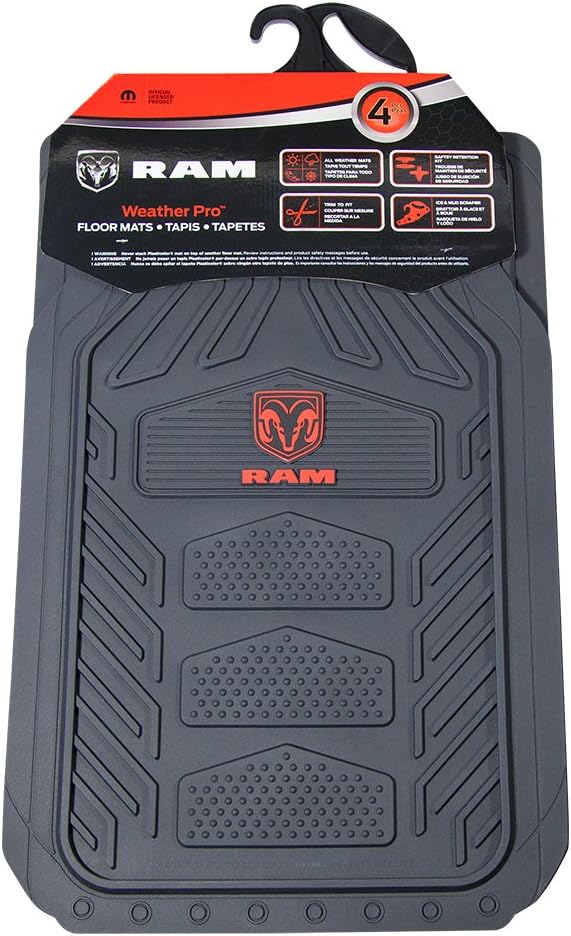 Plasticolor Ram Weatherpro 4 Pc. Floor Mat Set