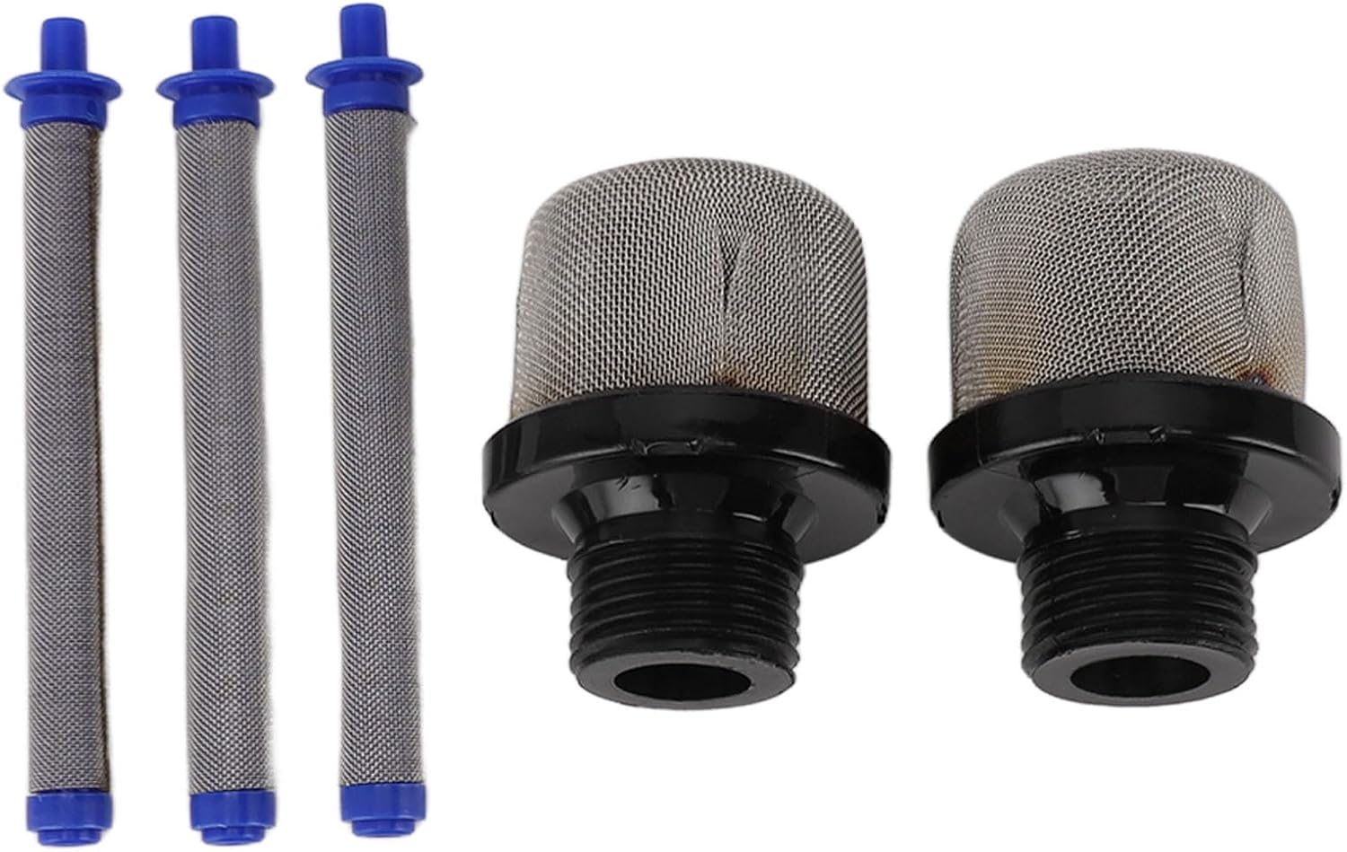 Fafeicy Airless Spray Machine Filter Kit 2PCS Inlet Suction Strainer and 3PCS Filter 288716 Airless Paint Sprayer Inlet Strainer Kit Washable Reusable with High Efficiency Debris