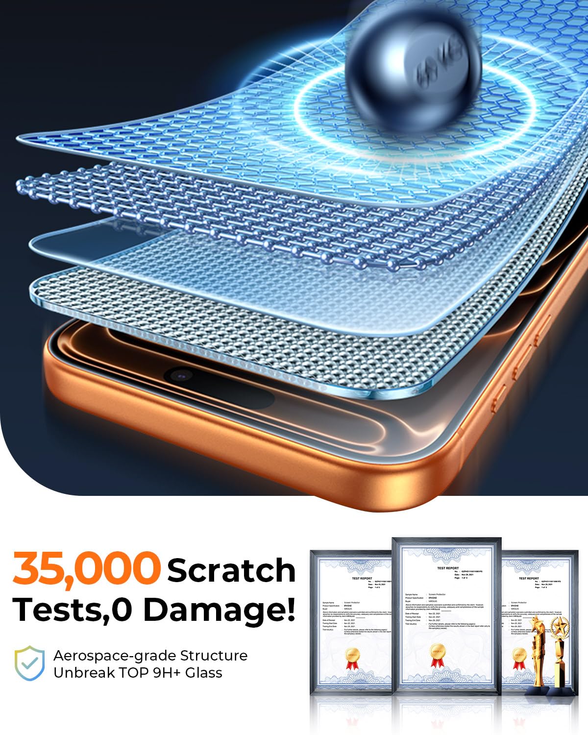 MRGLAS 2+2 Pack Panzerglas für iPhone 17 Pro mit Kamera Schutzfolie, [Auto Dust-Elimination und Null Blase] [10X Militärschutz] TOP 9H+ Schutzfolie für iPhone 17 Pro 6.3 Zoll, HD-Klar