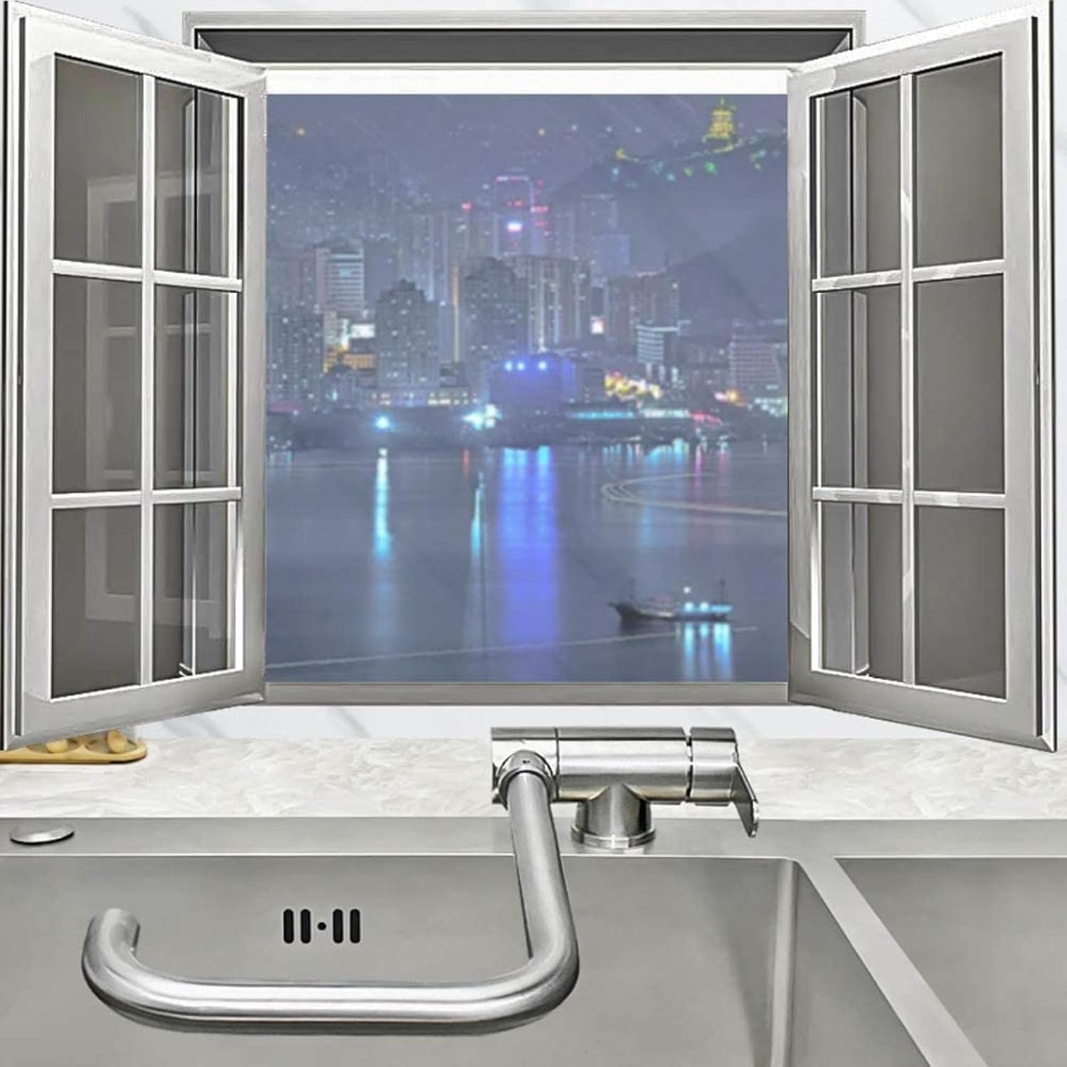 シンクタップキッチン内窓折りたたみ式キッチン蛇口360度 回転ステンレス鋼鉛フリーバスルームシンク蛇口ミキサータップ ゴールド 人気大割引