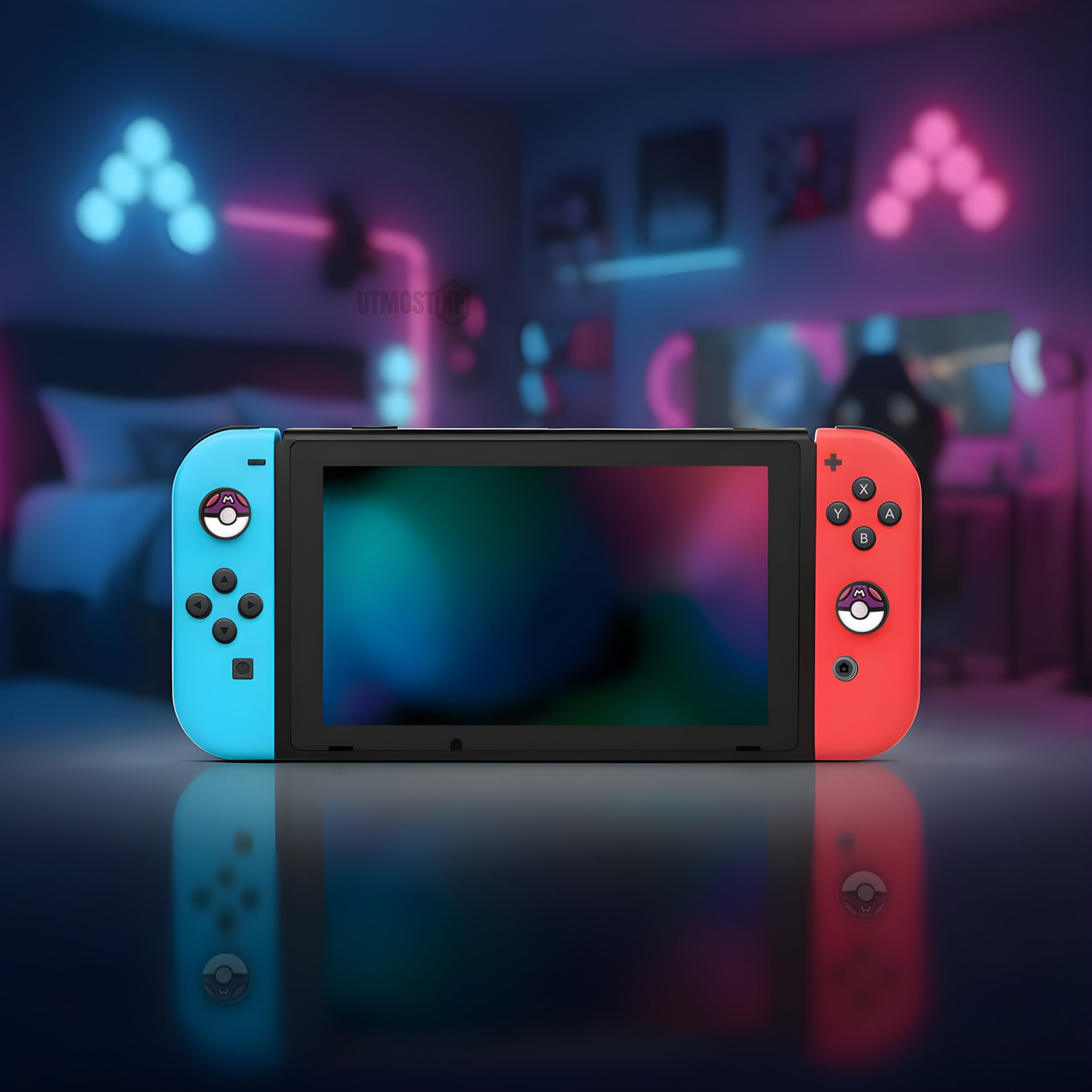 Thumb Grips compatibles con Nintendo Switch 1, Agarres para Pulgar para Nintendo Switch, Grip JoyCon, Grip Compatible Switch Lite, Accesorios Switch, Tapas de Joystick (Anime 1)