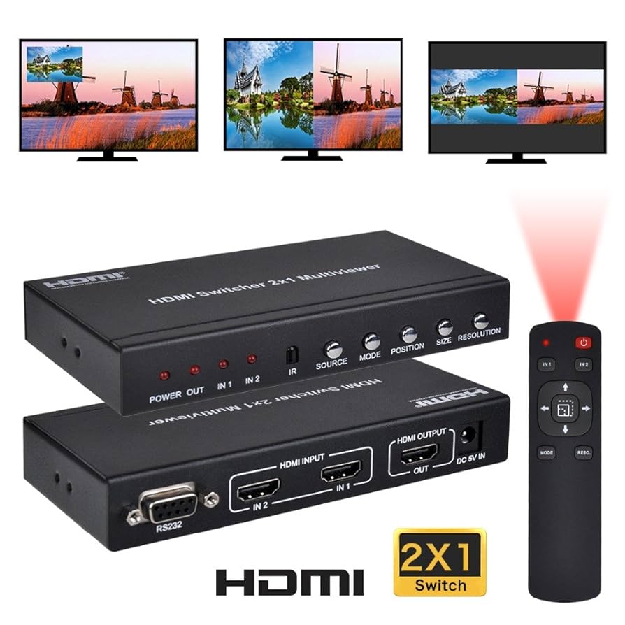 DAIAD HDMI PIP 2画面分割 切替器 2入力 1出力 Amazon.co.jp: DAIAD HDMI PIP 画面分割 切替器 2入力1出力