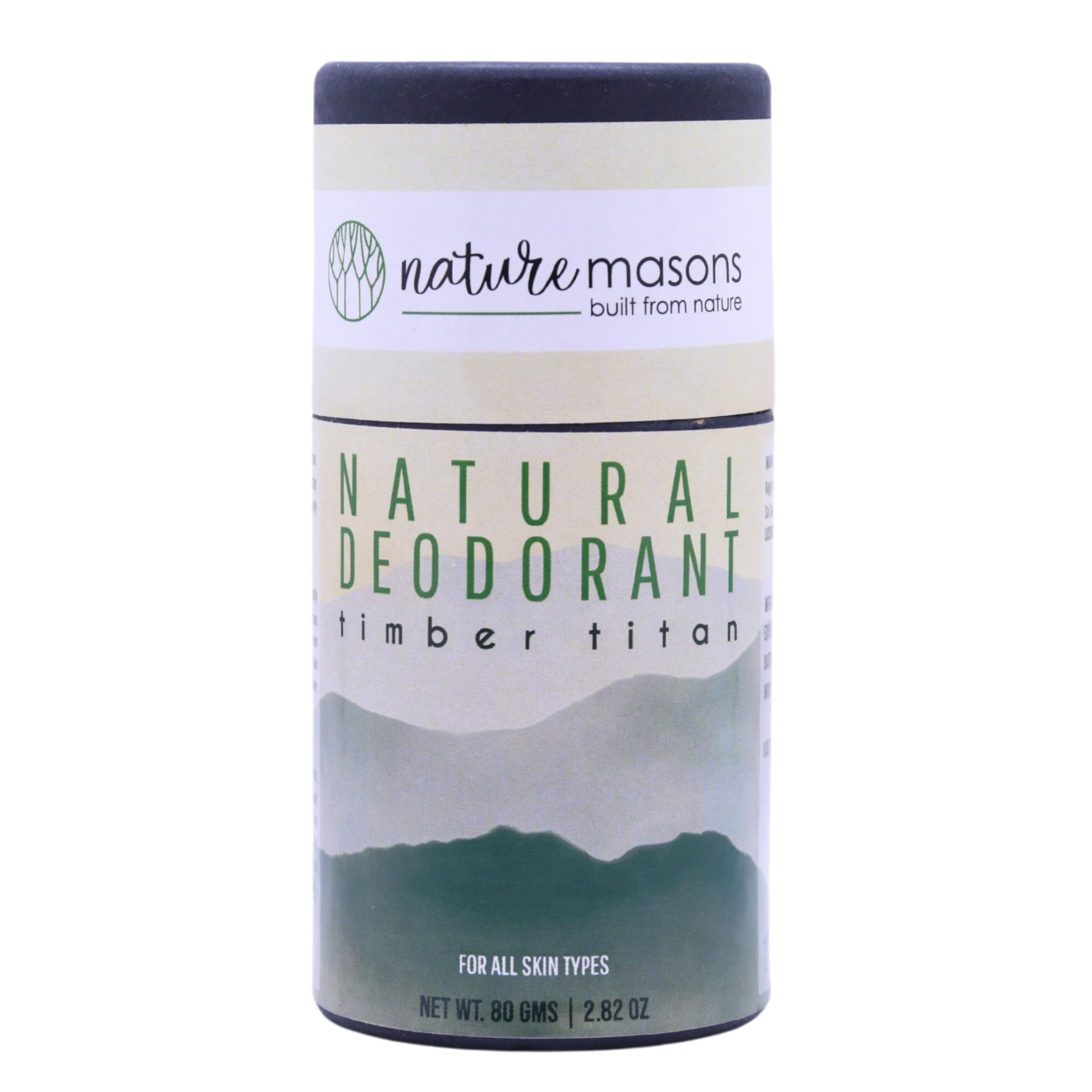 Nature Masons Timber Titan Deodorant Stick | Natural and Vegan Deodorant | Aluminium Free | 24 Hour Protection | Antiperspirant | Suitable for Men, Women, Teenagers, Unisex | Pack of 80 g-image-48