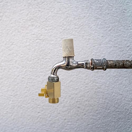 Miniatura 2 de Playlist Válvula de cierre de manguera de jardín de latón con mango Conector resistente de 34 "Conector de manguera de jardín