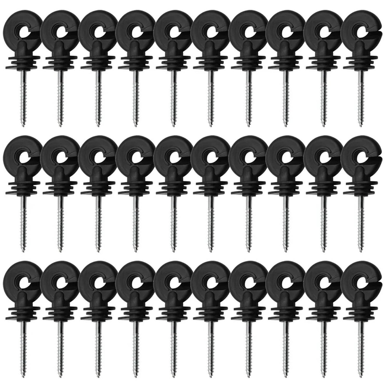 Anillo Aislador Aisladores Herramienta de conexión cables, aislador valla, protección contra cortocircuitos atornillable multifuncional eléctrico Animal
