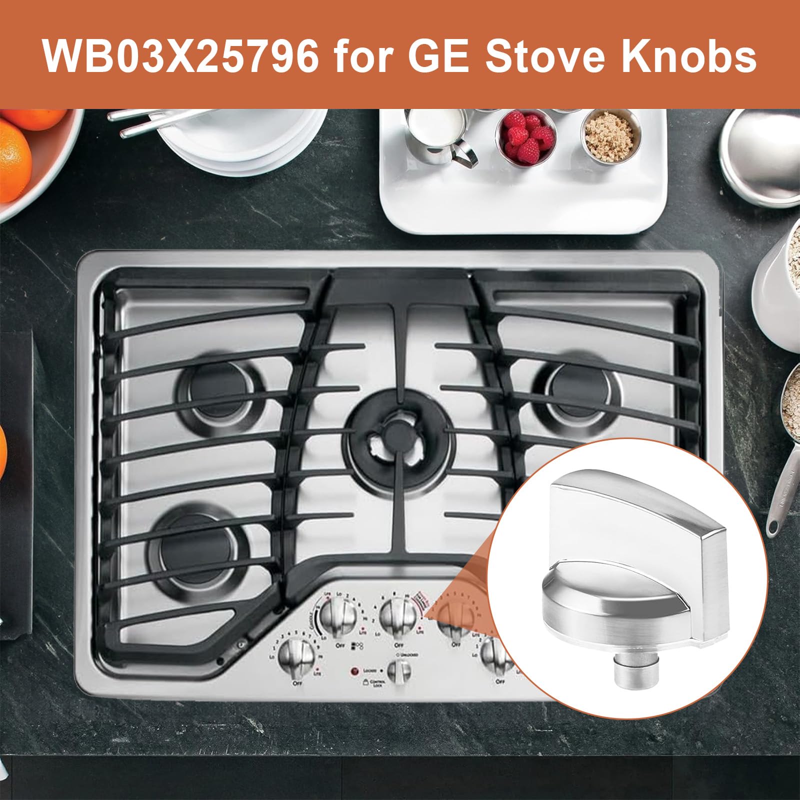 Amazon.com: WB03X25796 Gas Cooktop Knob Fits for GE Stove Knobs