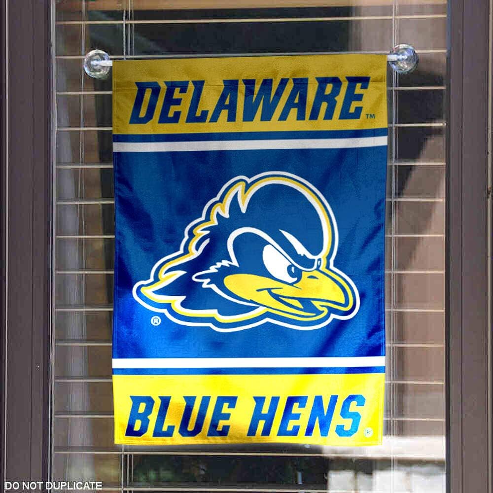 College Flags & Banners Co. Delaware Blue Hens Garden Banner Flag - Image 4