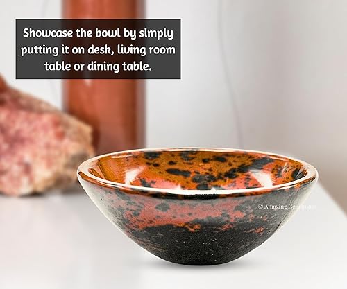 Miniatura 56 de Amazing Gemstone Clear Quartz Crystal Bowl - 2" Gem Stone Bowl for Altar Offering