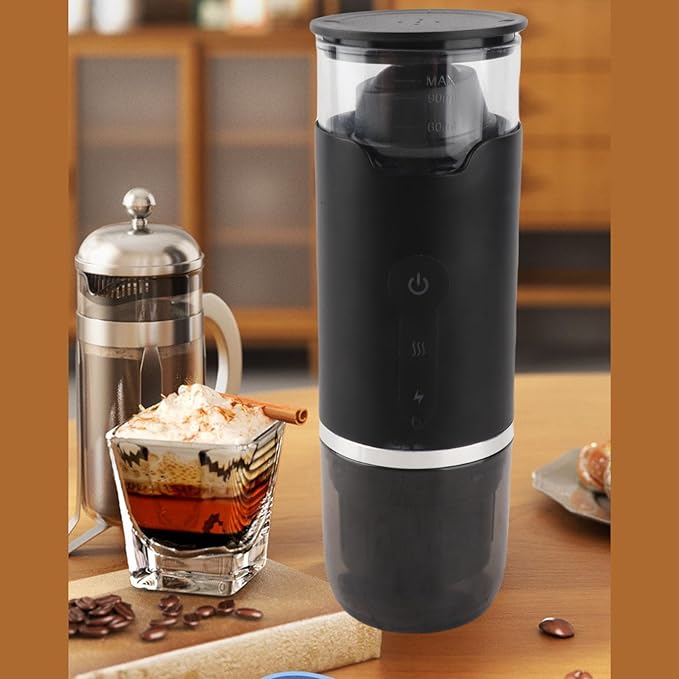 Cafetera Portátil para Auto Cápsulas y Molido 100ml Automática 15 Bar miniatura 2