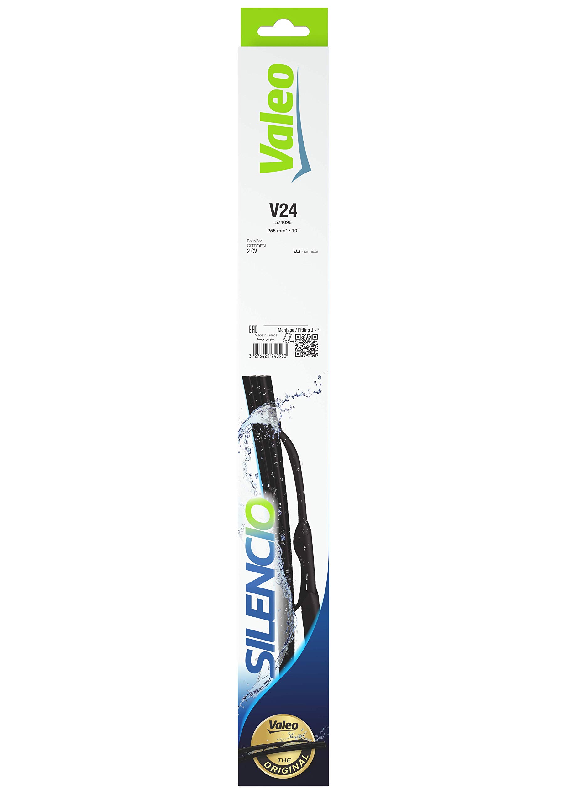 WIPER BLADE 574098 FOR CITROEN A79/1 0.4L A 53 0.4L A06/664/A06/635 0.6L 2cyl