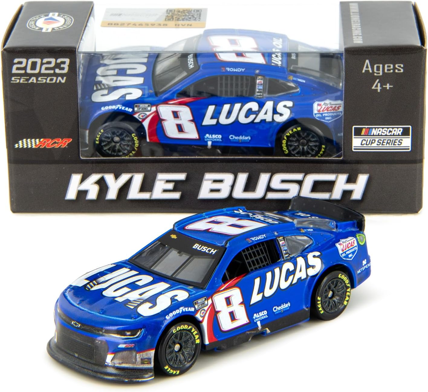 Lionel RacingKyle Busch 2023 Fontana Auto Club Raced Version Diecast Car 1:64 Scale