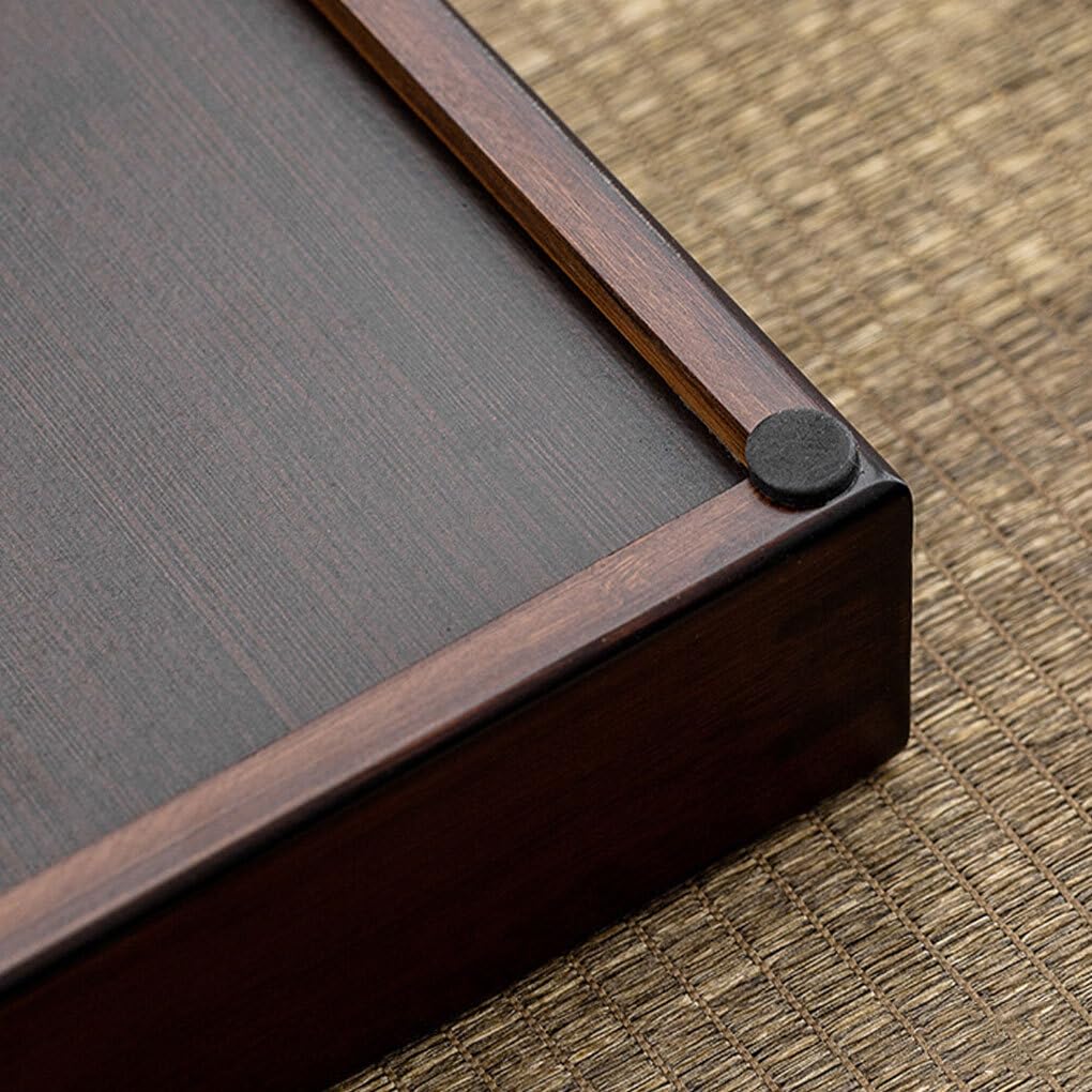 Plateau à thé en bambou essentiel pour boire du thé, fabrication exquise et pratique, plateau à chinois en bambou, M