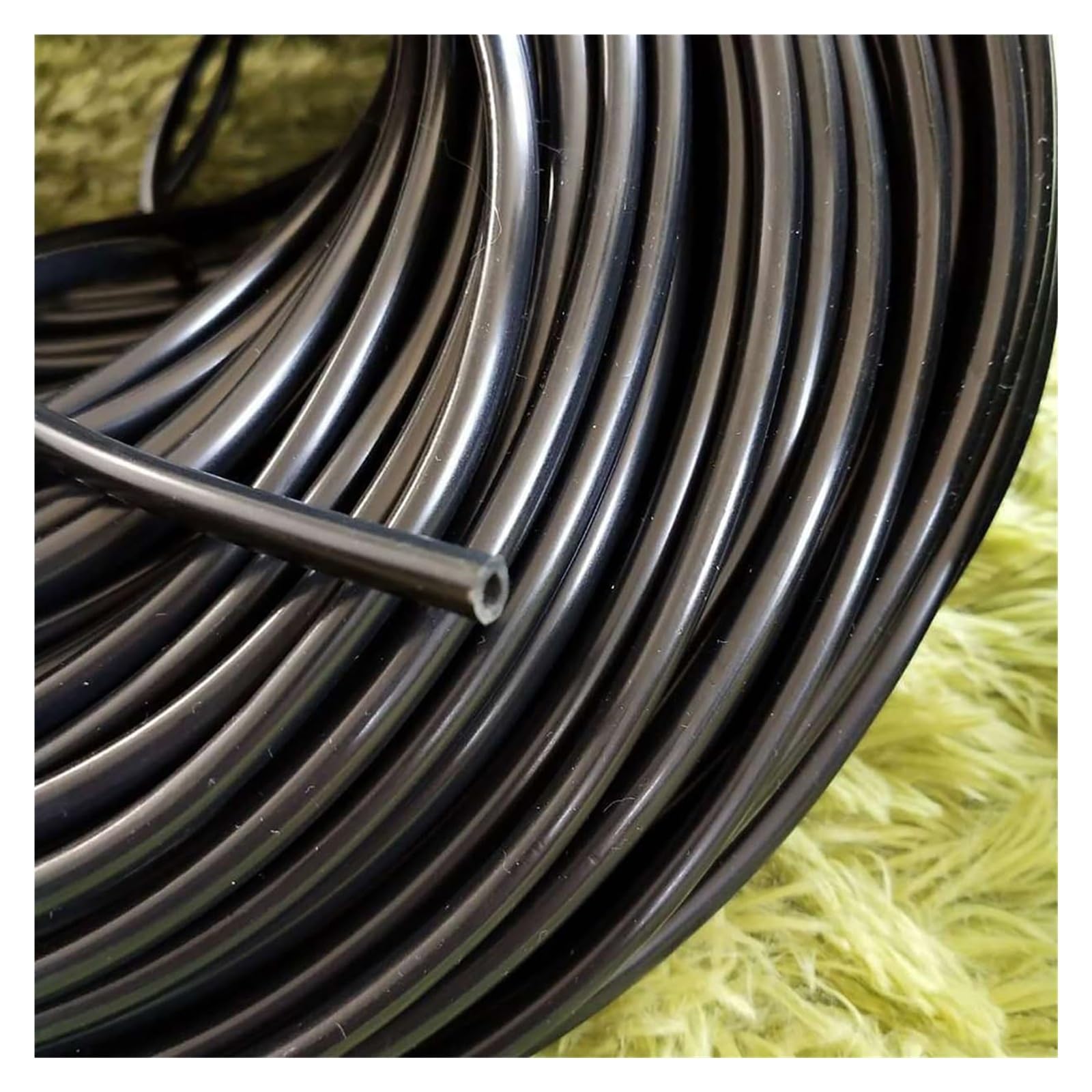 Tubo for microirrigazione 10-30M ID 4mm OD 7mm Nero for da giardino | Tubo gocciolante da 10-30 metri, diametro 4 mm/7 mm, tubo for irrigazione in PVC for aiuole rialzate(30m)