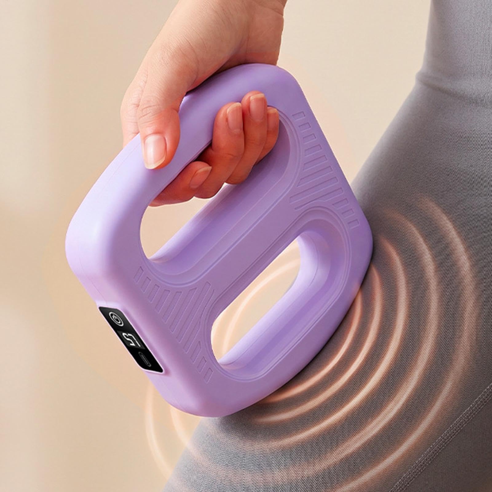 Faszienring – Körper vibrierend tragbar 5 Stufen – Vibrationsmassagegerät für Körper Faszienring – für Fitness, Reisen, Erholung nach dem Training, Entspannung zu Hause