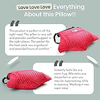 Vista 5 de MOYOAMA Juego de 2 almohadas para histerectomía - Incluye 1 paquete de gel para alivio relajante - Artículos imprescindibles para la recuperación