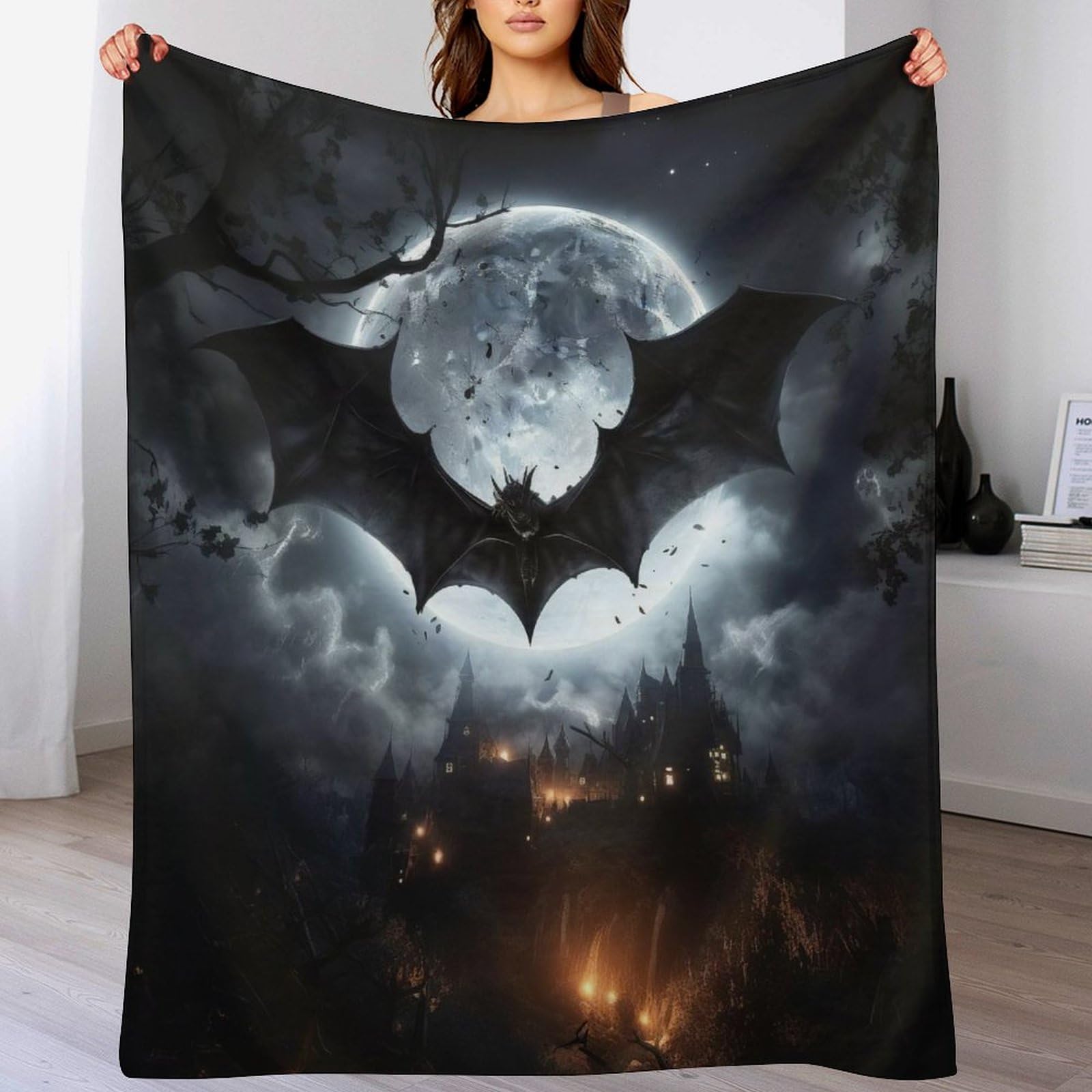 Couverture douce en flannel compacte 100x130cm anti-frissons