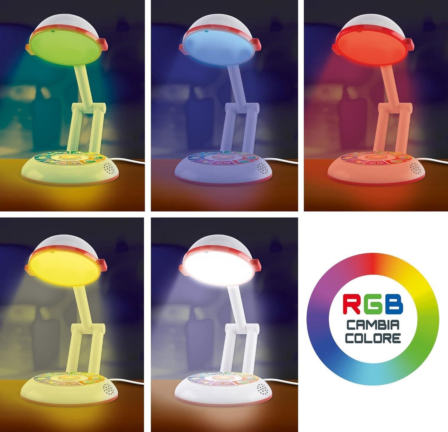 Liscianigiochi - My Lamp, Bambini 3-6 Anni, Alfabeto e Parole, Numeri e Logica, Fiabe Interattive, 96992