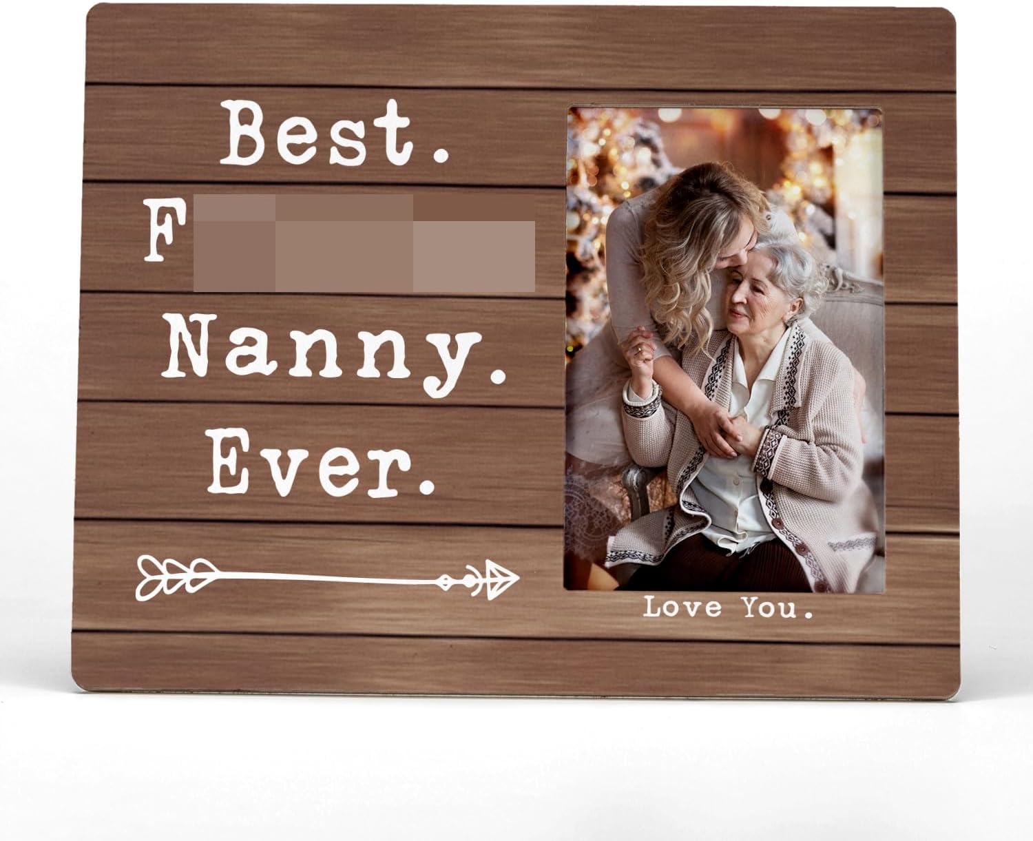 FONDCANYON Best Nanny Ever Picture Photo Frame, Nanny