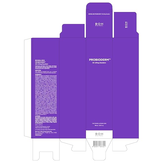 BIOHEAL BOH ProbiodermTM 3D Lifting Emulsion 5.07 fl oz (150 ml) | Skin Firming Emulsion with 17-Peptide Complex for Improved Elasticity & Hydration | Lifting & Moisturizing for Daily Skincare