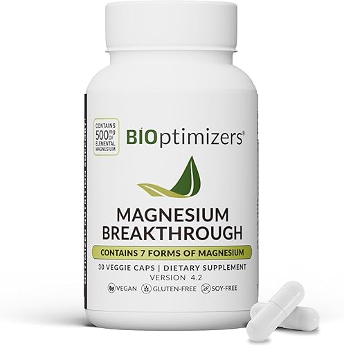 BiOptimizers - Suplemento de magnesio 4.0 - Tiene 7 formas de magnesio como bisglicinato, malato, citrato y más - Ayuda natural para dormir -