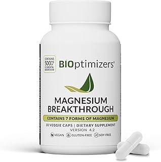 Magnesium Breakthrough - version 4 -Natural Sleep and Brain Supplement - 30 caps