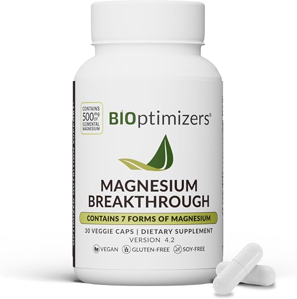 BIOptimizers Magnesium Breakthrough Supplement 30 Capsules
