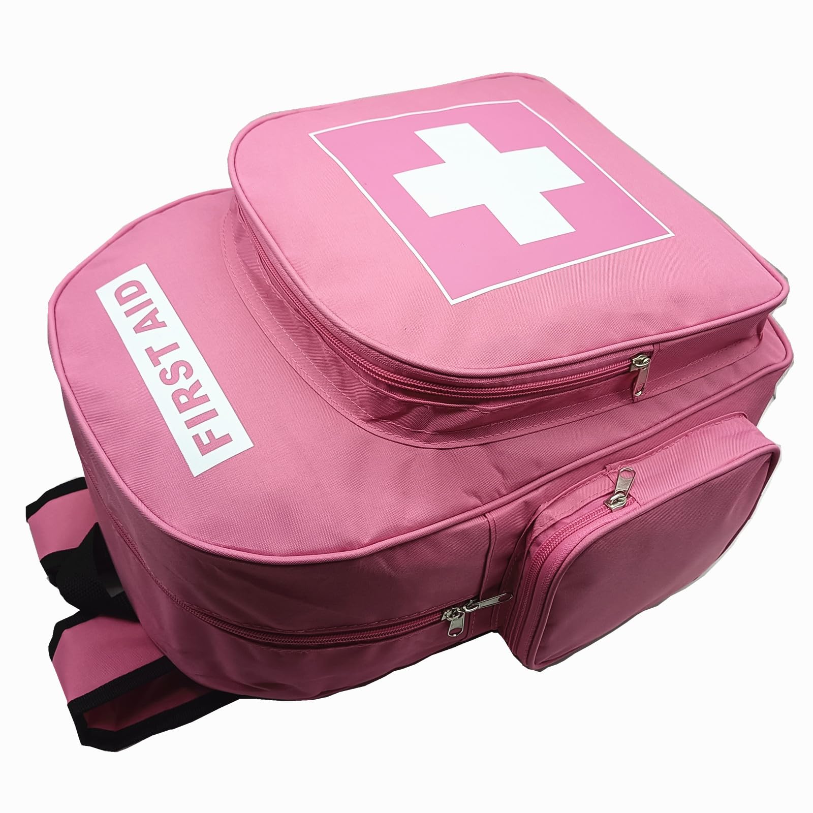 Red Emergency Sac à dos de premiers secours médical pour premiers secours Sac à dos de traitement Sac de traumatisme pour les paramètres Camping Vacances en plein air Chien Chat Voyage Route Voyage