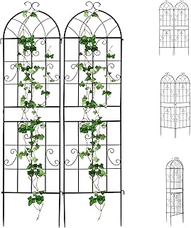 12 Rose Trellis Ideas for Elegant Garden Displays 16 Outvita Garden Trellis for Climbing Plants, 2 Pack 5 Ft Large Decorative...