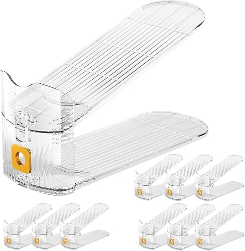 Organizadores de ranuras para zapatos, ahorradores de espacio, apiladores de zapatos, organizadores para armario, estantes, organizador de zapatos,