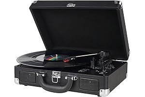Vintage Bluetooth Suitcase Record Player