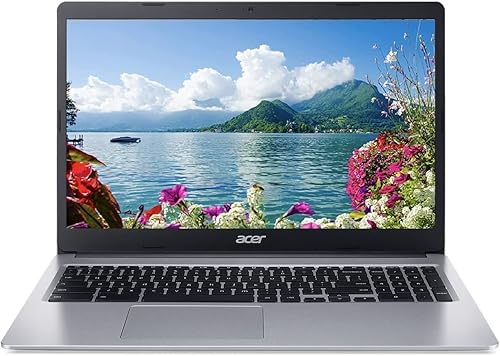 Acer Chromebook 315 - Computadora portátil de 15.6 pulgadas, pantalla HD, procesador Intel Celeron N4020 (hasta 2.6 GHz) 4 GB de RAM, 32 GB eMMC +