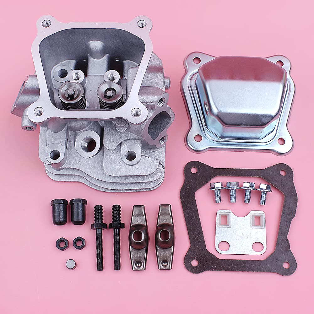 Conjunto de perno de Gaslet de cubierta de cabeza de válvula de cilindro apto for GX160 GX200 5.5HP 6.5HP pieza de repuesto de motor de cortacésped