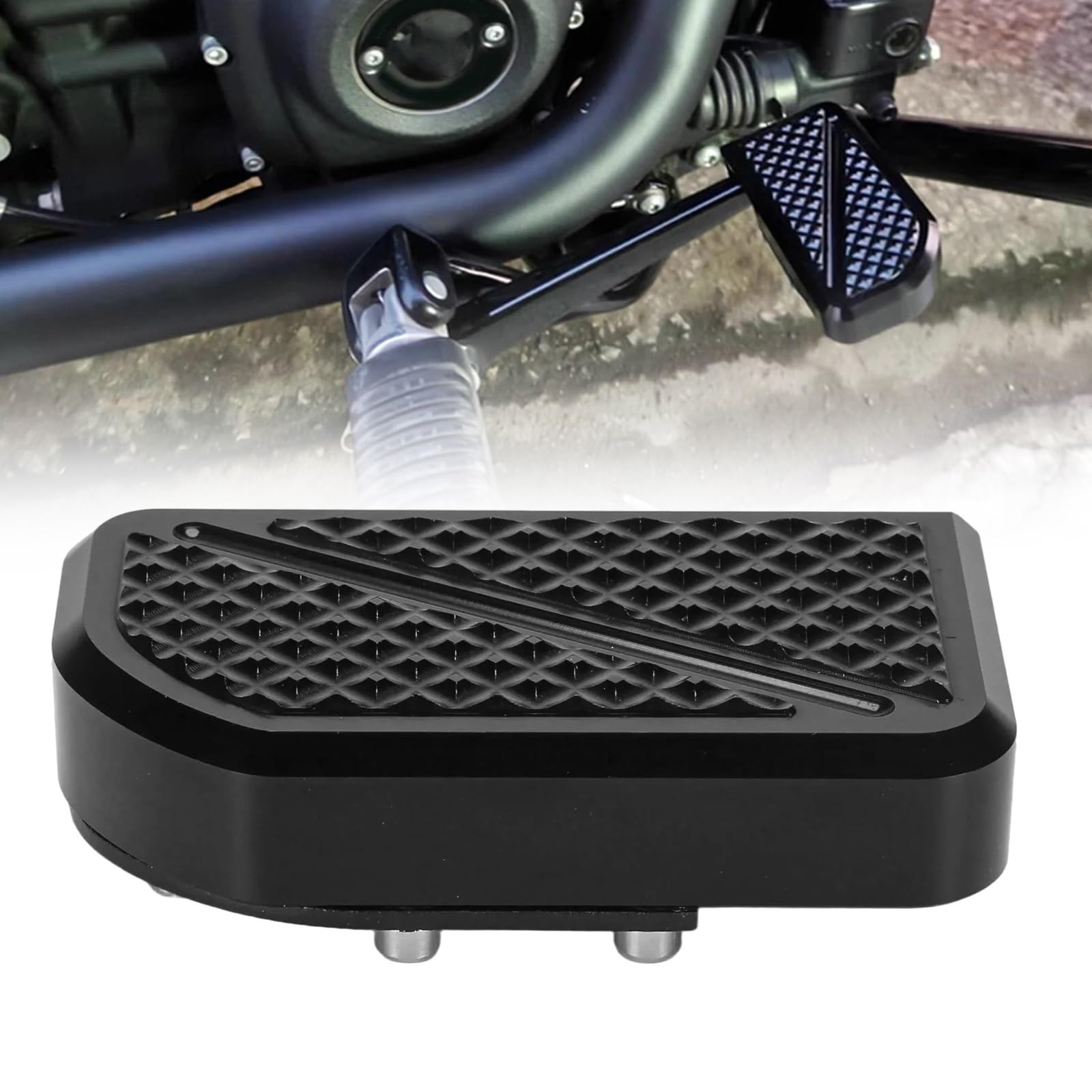 1 Extension De Pédale De Frein Arrière pour Moto pour H&Arley Low Rider El Diablo FXRST FXLR Street Bob 114 FXBBS FXBB