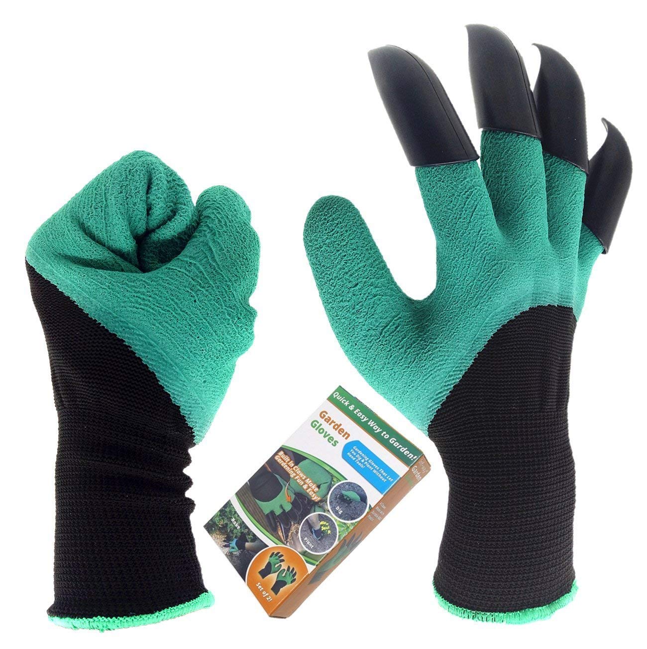 NAITIK CREATION Gardening Gloves, Garden Glove With Right Hand Fingertips ABS Claws For Pruning, Digging & Planting Work - Unisex - One Size Fits All - 1 Pair (B07TV4RQ6Z) Amazon Price History, Amazon Price Tracker