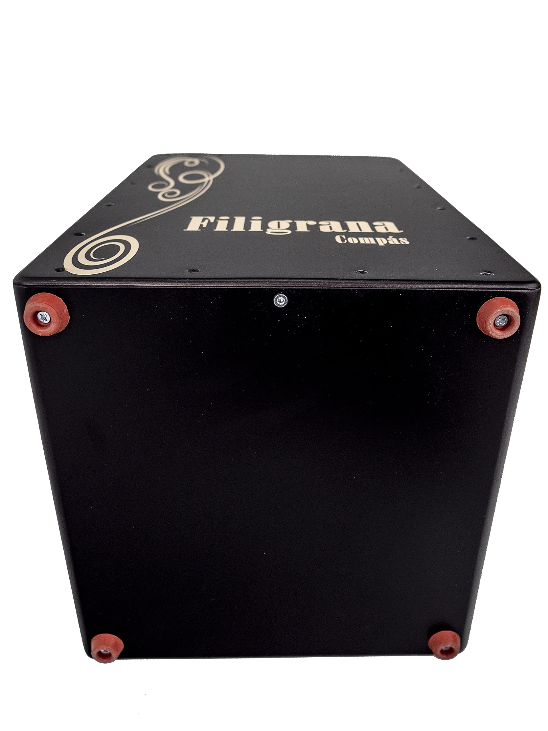 Cajon Flamenco Filigrana Compás Tapa Negra.
