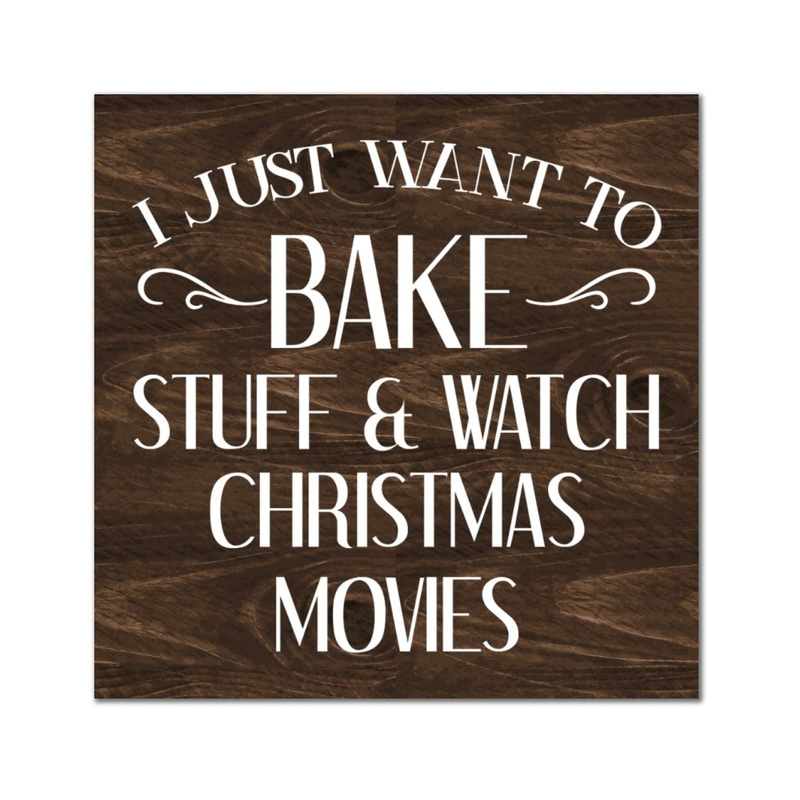 Panneau en bois Let It Snow le cadeau idéal pour les amoureux de Noël