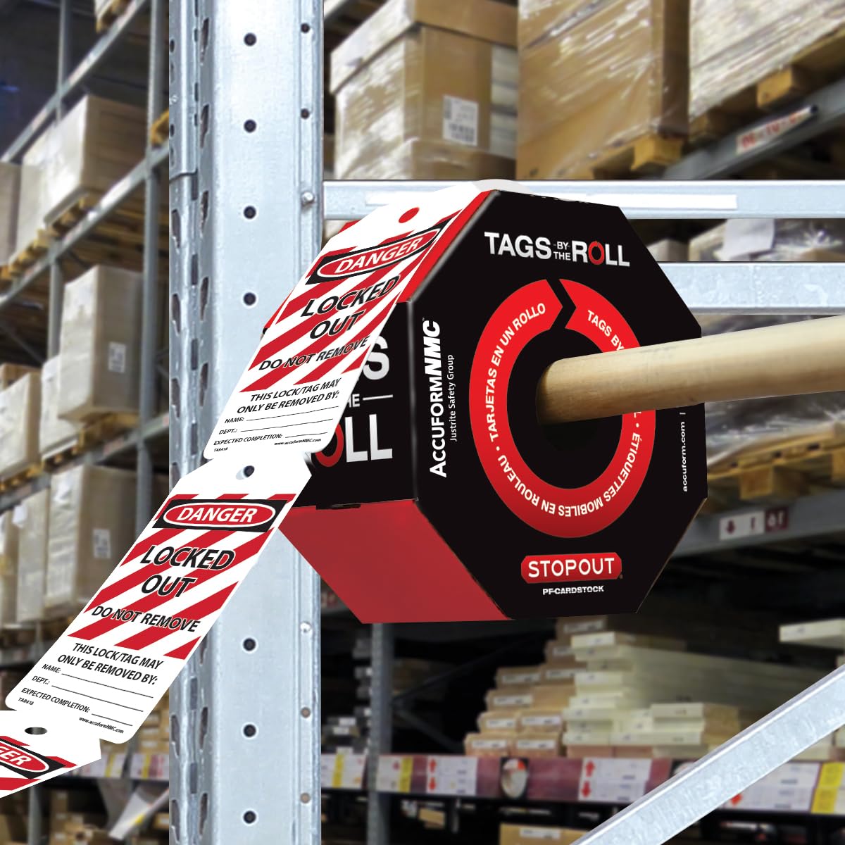 Lockout Tags by-The-Roll - OSHA Compliant -4