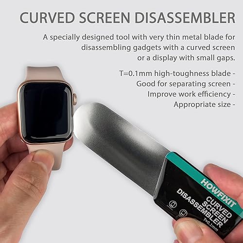 Miniatura 6 de HowFixit Herramientas de apertura para reparación de electrónicas desmonte de forma segura su teléfono celular, reloj inteligente, cámara, dron,