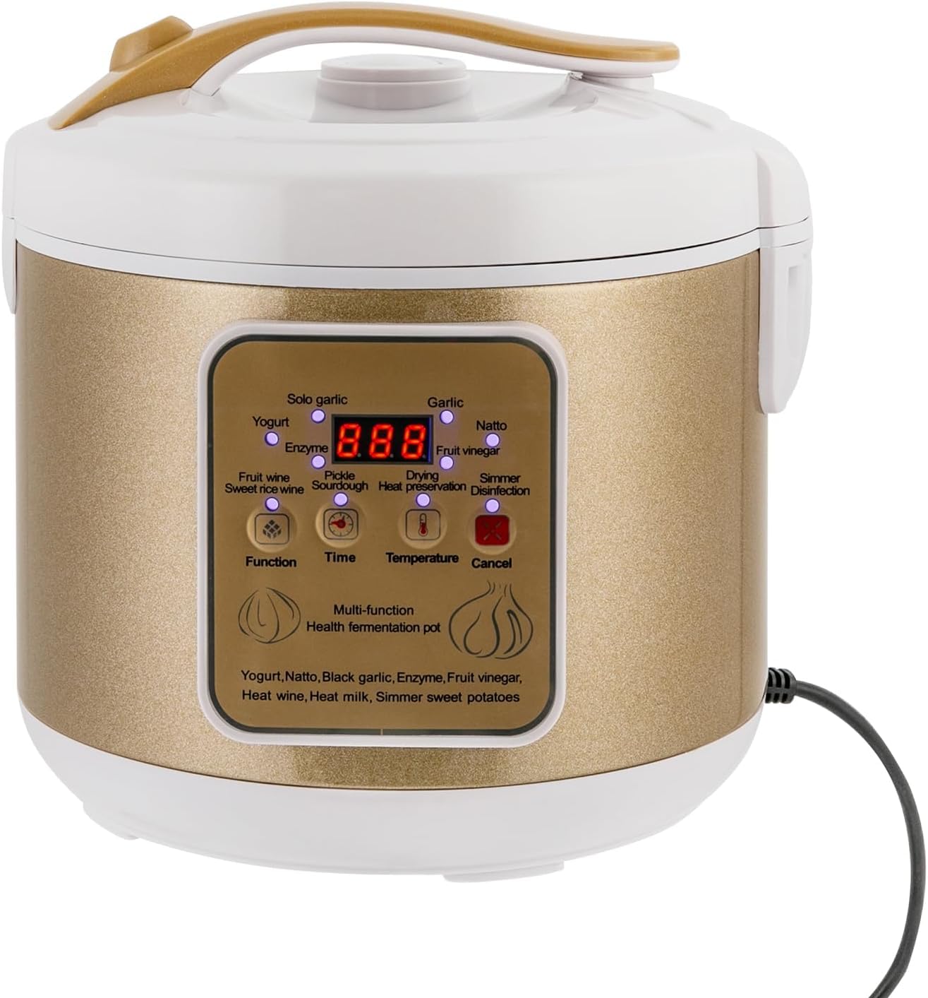 6L Automatico Intelligente Fermentatore Aglio Nero Fermentatore Di Fermentazione Aglio Nero, Adatto Per La Famiglia E Uso Commerciale