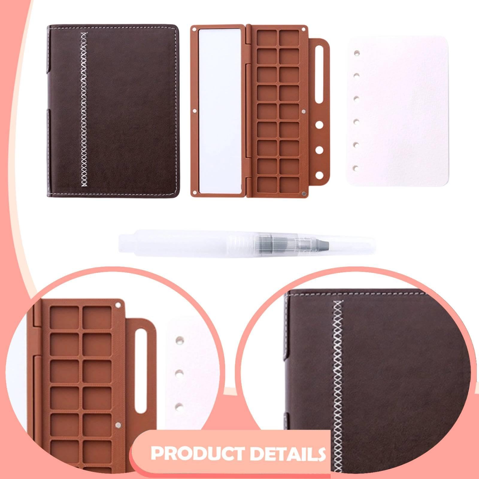 Watercolor Sketchbook Set Compatto Blocco Acquerello con Sciolti Quaderno Artista da Viaggio Accessori Pittura Portatili Design Versatile