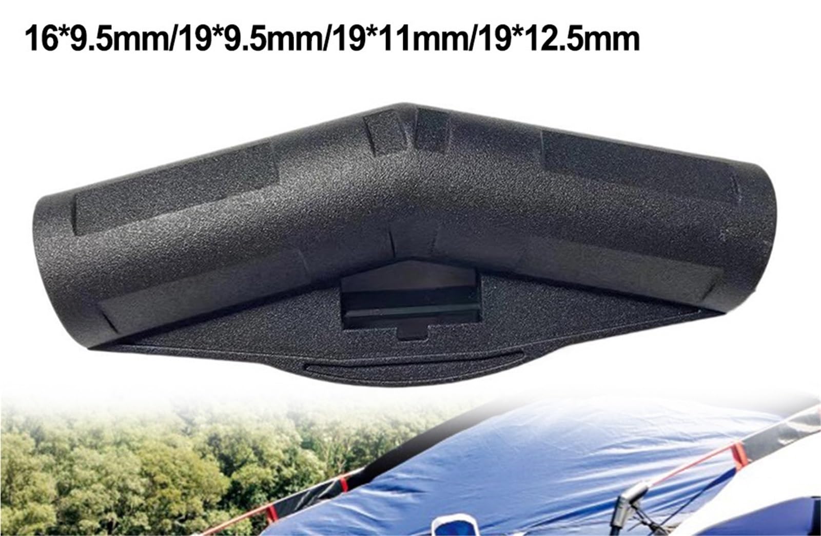 Lot de 10 connecteurs de tige de support pour tente - Pièces en plastique faciles à utiliser pour treillis de raisin, crème solaire, abri de jardin, jardin