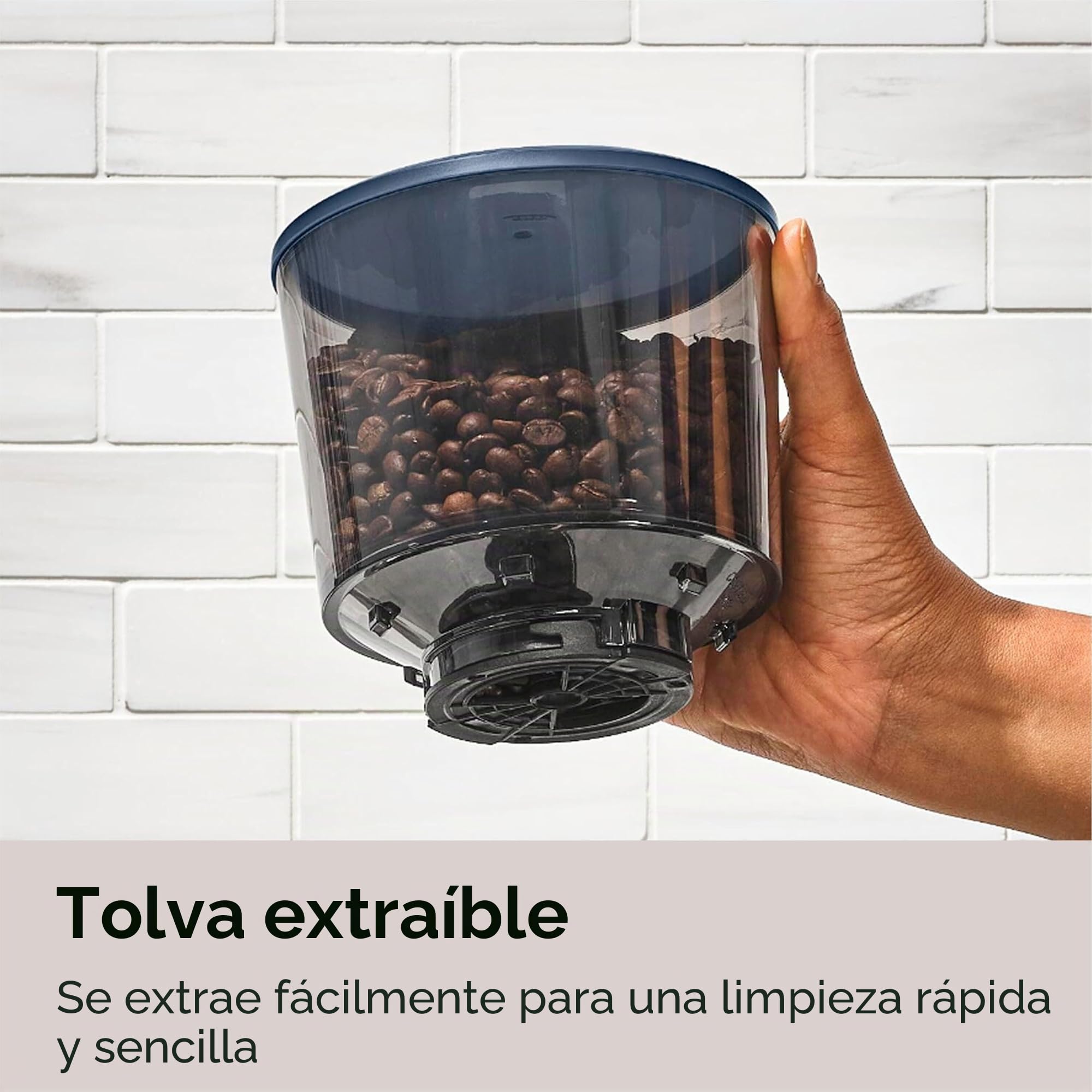 OXO Molinillo de café cónico Brew - Azul tormenta