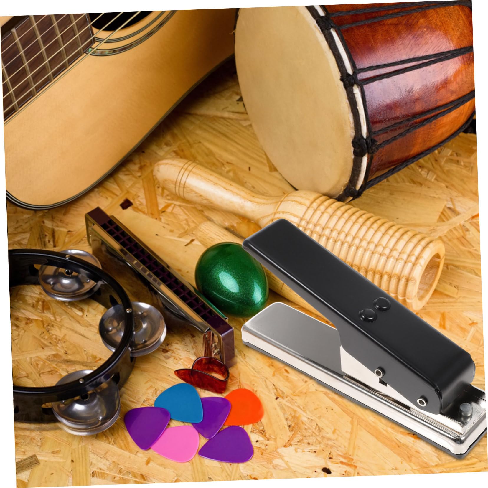 UPKOCH Plectrum Cutter Für Gitarre Und Bass Werkzeug Individuellen Herstellung Von Gitarren-picks Karten Schwarz