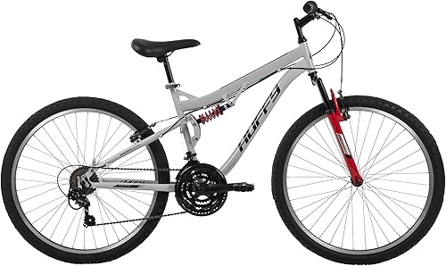 Miniatura 129 de Huffy Stone Mountain Hardtail Mountain Bike for Boys/Girls/Men/Women, 20"/24"/26" Sizes, 6 or 21 Speed Shimano Twist Shifting, Front or Dual