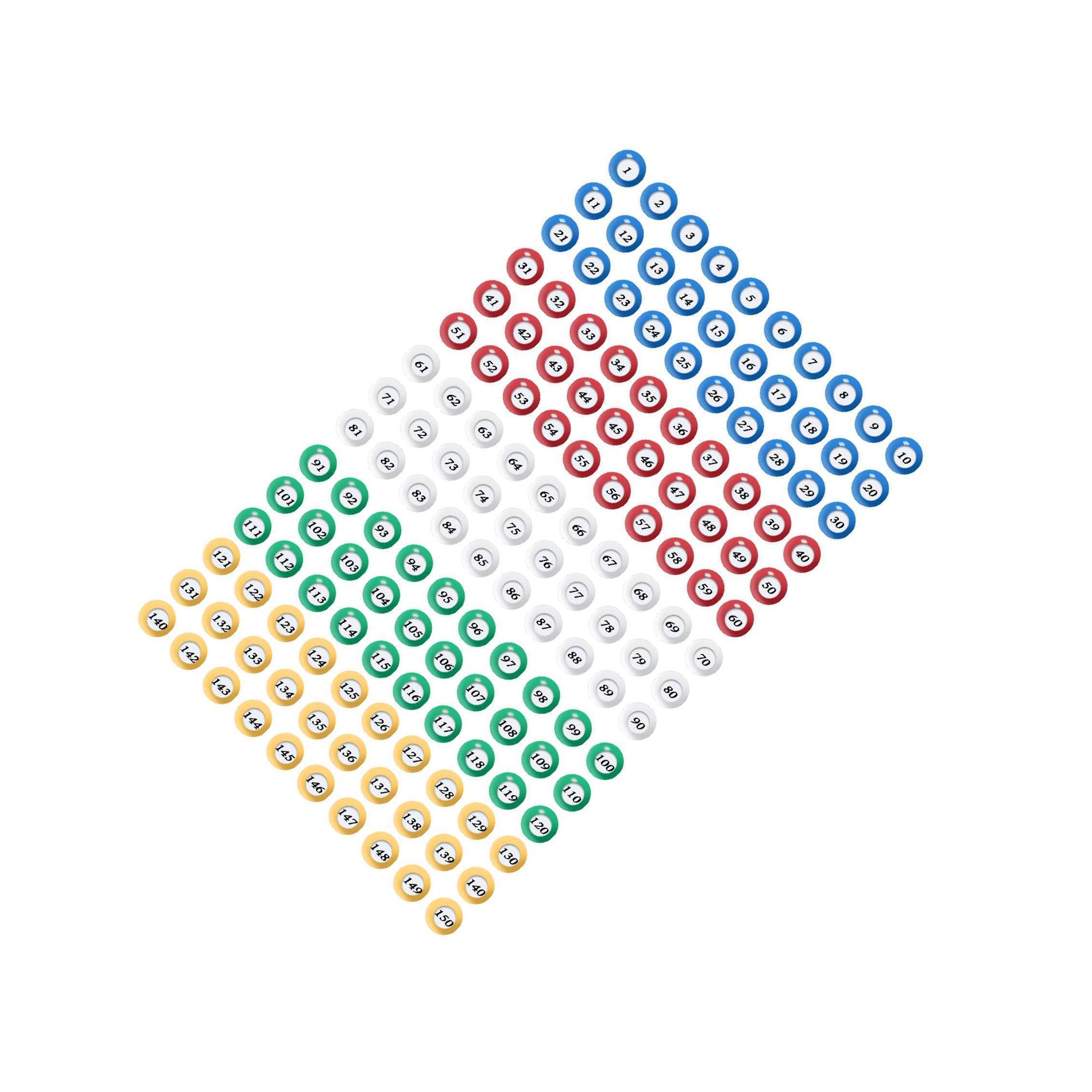 Palline da gioco con numeri Palline da gioco per bingo Progettate per giochi Compleanni ed eventi della comunità Lotteria Multicolore Durata Festa di compleanno
